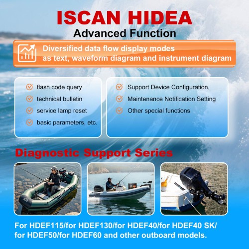 OBDSTAR iScan Hidea Marine Intelligent Marine Diagnostic Equipment for HIDEA