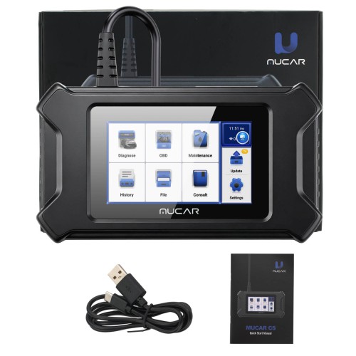 THINKCAR MUCAR CS6 Diagnostic Scanner Supports 6 System Diagnoses, 7 Reset Service Functions, Full OBD2 Functions
