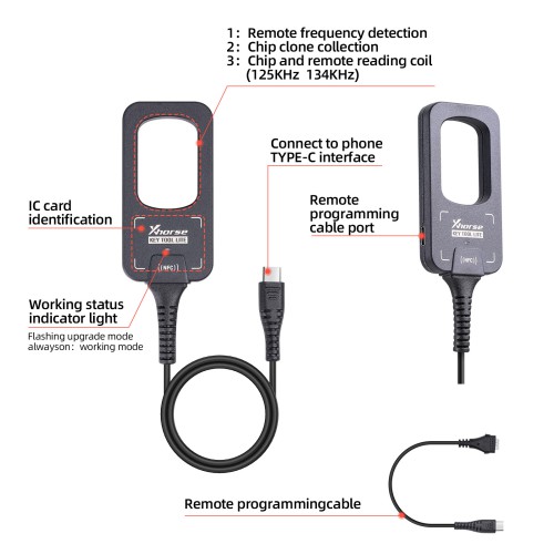 Xhorse XDKML0EN Key Tool Lite with Universal B5 Remote Keys XKB520EN