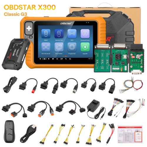 95% Nuovo (FULL Versione) OBDSTAR X300 Classic G3 Key Programmer con Full License Airbag Mileage ECU e Test Platform