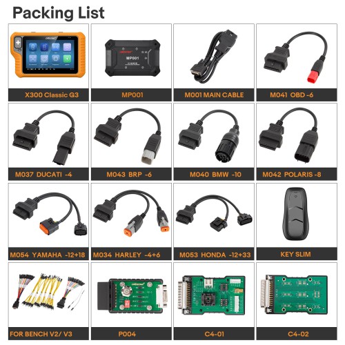 95% Nuovo (FULL Versione) OBDSTAR X300 Classic G3 Key Programmer con Full License Airbag Mileage ECU e Test Platform