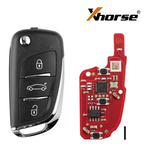 XHORSE XEDS21EN DS Style Super Remote Key 3 Buttons 5pezzi/Lot
