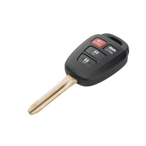 XHORSE XKTO06EN Universal Wired Remote Key for Toyota Style Flat 4 Buttons 5 pcs/Lot