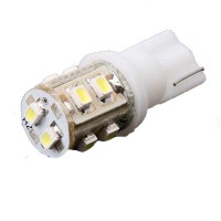 T10 168 194 Car White 10 LED SMD Light Bulb Lamp 12V 10pc/lot
