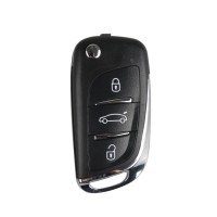 XHORSE VVDI2 DS Type Wireless Universal Remote Key 3 Buttons (Individually Packaged) 5pcs/lot