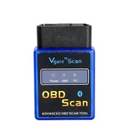 ELM327 Vgate Scan Advanced OBD2 Bluetooth Scan Tool(Support Android and Symbian) Software V2.1