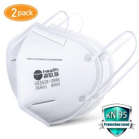 Maschere KN95 con 2 pezzi di carta filtro - Maschera di protezione - Sacchetto sigillato - Maschera protettiva Filtro antipolvere Bocca bocca