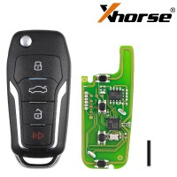 Xhorse XKFO01EN X013 Series Universal Remote Key Fob 4 Button Ford Type 5 pezzi/Lot