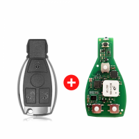 Xhorse VVDI MB Benz FBS3 433/315 Mhz Keyless Smart Key + 3 Buttons Key Shell with Benz Logo