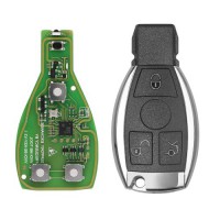 Xhorse VVDI BE Key Pro with MB Smart Key Shell 3 Button with Logo Complete Key Package in Stock