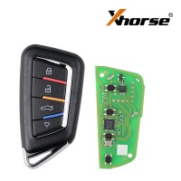 Xhorse XSKF30EN Universal Remote Key Blade Shape Key(4 Buttons) 5pcs/lot
