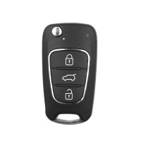 Xhorse VVDI Key VVDI2 Tool Wireless Flip Remote Key 3 Buttons XNHY02EN KIA Hyundai Type