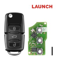 Launch LK-Volkswagen Smart Key (Folding 3-Button-Black) LK3-VOLWG-01 5Pezzi/Lot