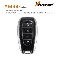 XHORSE XXSSBR0EN, SU.BR Style, 4 Buttons X38 Series Universal Smart Key 5 Pezzi/Lot