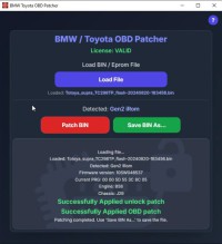 BMW DME Bench Unlock Software for GEN1 GEN2 S55 S58 B46 B48 B58 F & G Series and Toyota Supra A90
