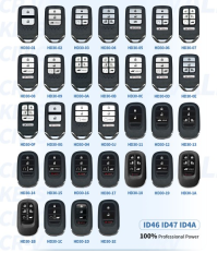 Lonsdor Honda Smart Keys for 2013-2025 Models Supports 313Mhz 314Mhz 434Mhz 433Mhz