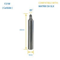 GODIAG F21W 85° Dimple Cutter φ3.2x5xD6x85°x40x1T-P-0.8 For SILCA MATRIX PRO, MATRIX EVO, MATRIX SLX, MATRIX SX, MATRIX S