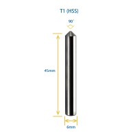 GODIAG T1 90° Tracer φ6x90°x48L-0.7 For SILCA MATRIX PRO, MATRIX EVO, MATRIX SLX, MATRIX SX, MATRIX S 5 Pezzi/Lot