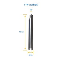 GODIAG F1W 90° Dimple Cutter φ6.0x90°x48-0.7x2T For SILCA MATRIX PRO, MATRIX EVO, MATRIX SLX, MATRIX SX, MATRIX S