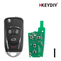 KEYDIY KD B22-4 Universal Flip Remote Key 3+1 Buttons for Buick Type 5pcs/Lot