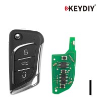 KEYDIY KD B30-3 Universal Flip Remote Key 3 Buttons for Cadillac Type 5pcs/Lot
