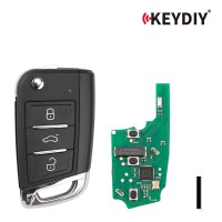 KEYDIY KD ZB15-3 Universal Smart Flip Remote Key 3 Buttons for VW Type 5pcs/Lot