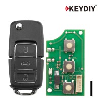 KEYDIY KD B01-3 Luxury Universal Flip Remote Key 3 Buttons 5pcs a Lot