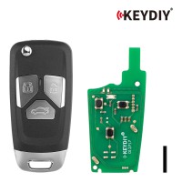 KEYDIY KD B27-3 Universal Flip Remote 3 Buttons for Audi Type 5pcs/Lot