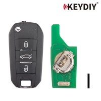 KEYDIY KD B47-3 Universal Flip Remote Key 3 Buttons for Peugeot Type 5Pezzi/Lot