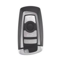 OEM BMW F-Series Key Shell 4-Button Silver Color for XHORSE XSBMB1EN Bread Style PCBA