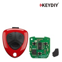 KEYDIY KD B17-3 Bladed Universal Remote 3 Buttons for Ferrari Type Red Color 5 Pezzi/Lot