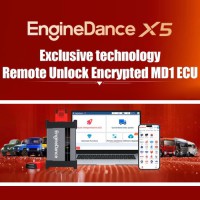 Remotely Unlock Encrypted MD1 ECU for EngineDance X5 Devices