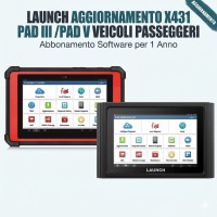 [1 Year] Launch X431 PAD III/PAD V/ PAD V Elite Software Renewal Card for Gasoline Vehicles