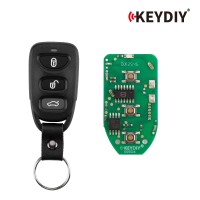KEYDIY KD B09-4 Universal Remote Key 3+1 Buttons for Hyundai KIA Type 5pcs/Lot