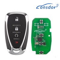 LONSDOR CL30-01 Remote Key 4 Buttons Supports ID46 ID49 ID4A 315MHz 433.92MHz for Chevrolet