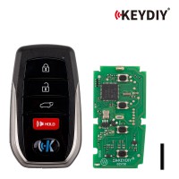 KEYDIY KD TB01-4  for Toyota for Lexus Universal Smart Remote Key 3+1 Buttons With 8A Transponder 5pcs/Lot