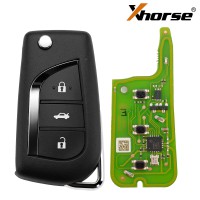 XHROSE XETO00EN FENG.T Style Super Remote Key Foldable 3 Buttons 5pcs/lot