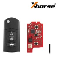 XHORSE XKMA20EN MA.ZD Style 2nd Generation Wired Remote Key Folding 3 Buttons