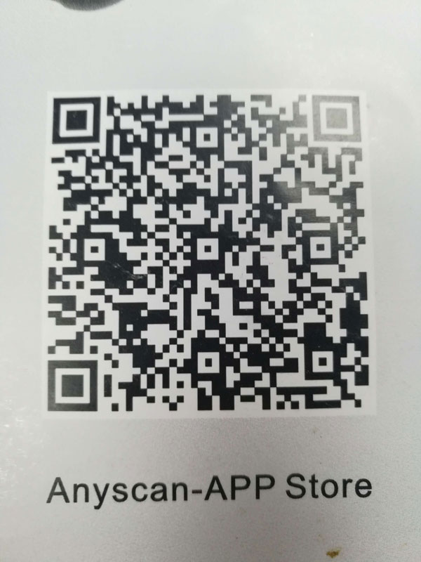 Anyscan A30 app from App store