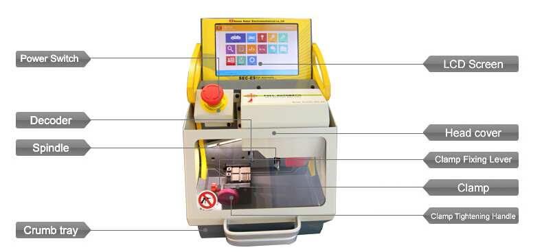 SEC-E9 CNC Automated Key Cutting Machine - 01
