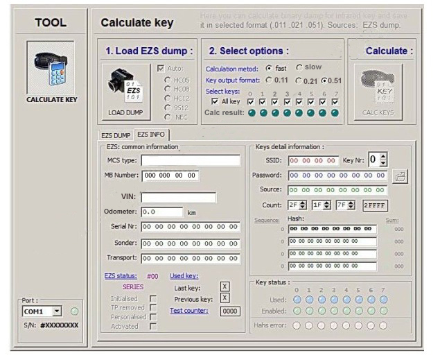 Low Cost MB Dump Key Generator from EIS SKC Calculator V1.0.1.2