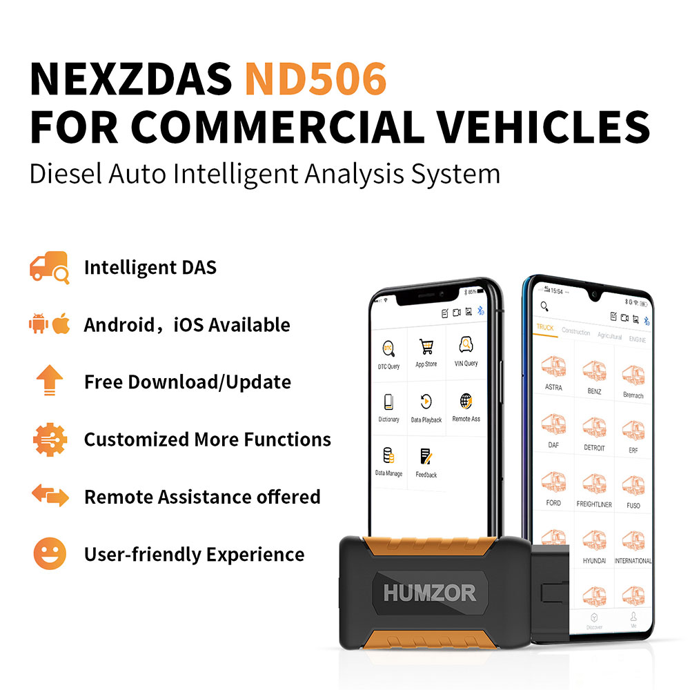 Humzor NexzDAS ND506 PLUS Reset service