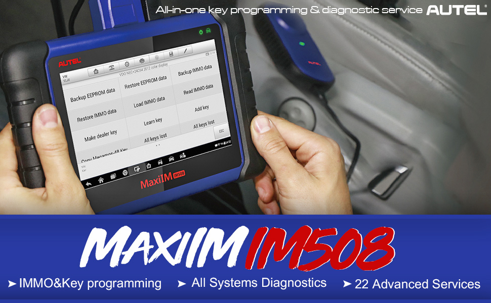 IM508 Advanced IMMO & Key Programming Tool Plus XP400 Pro Key and Chip Programmer