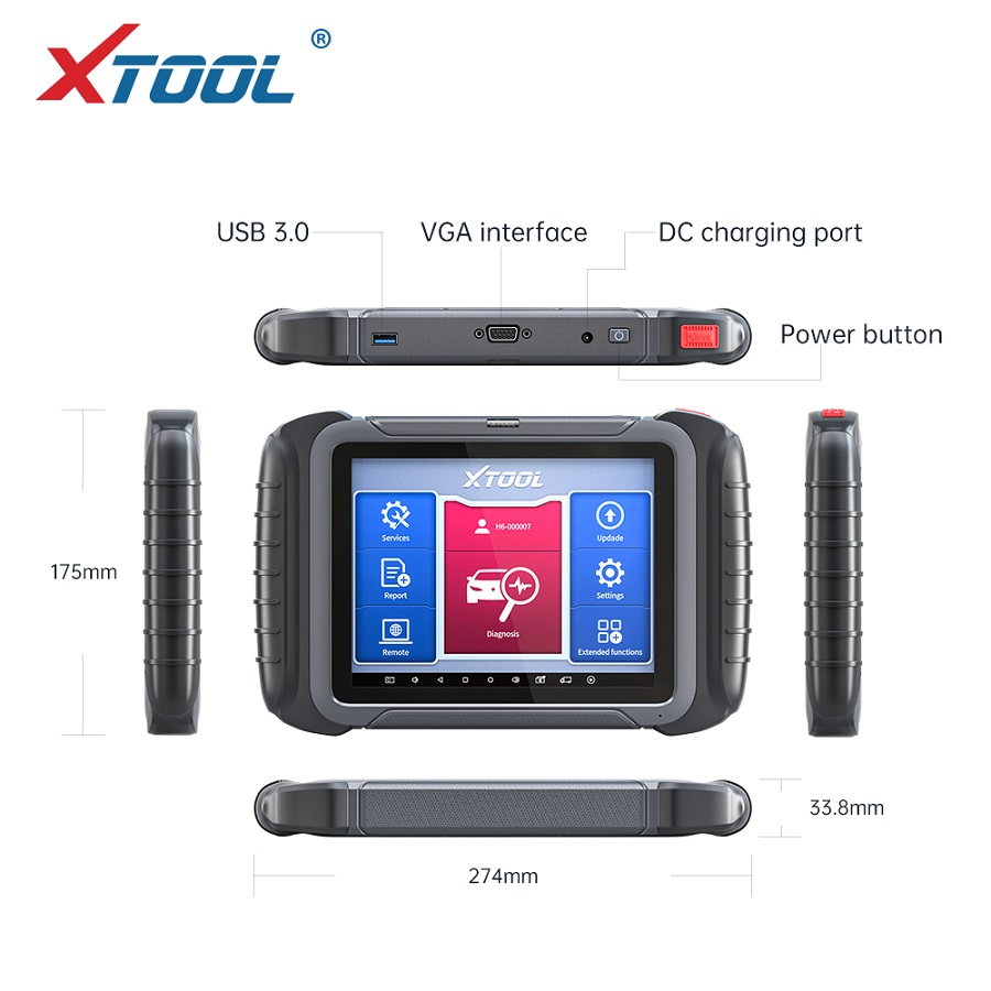 XTOOL D8 Professional Automotive Scan Tool