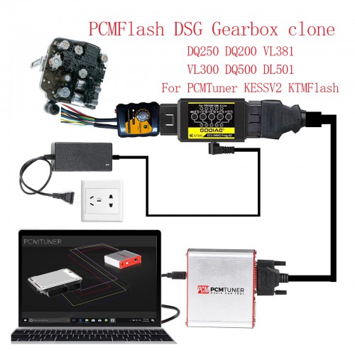 PCMtuner ECU Programmatore +Godiag GT107 DSG Gearbox Data Read/Write Adapter for DQ250, DQ200, VL381, VL300, DQ500, DL501