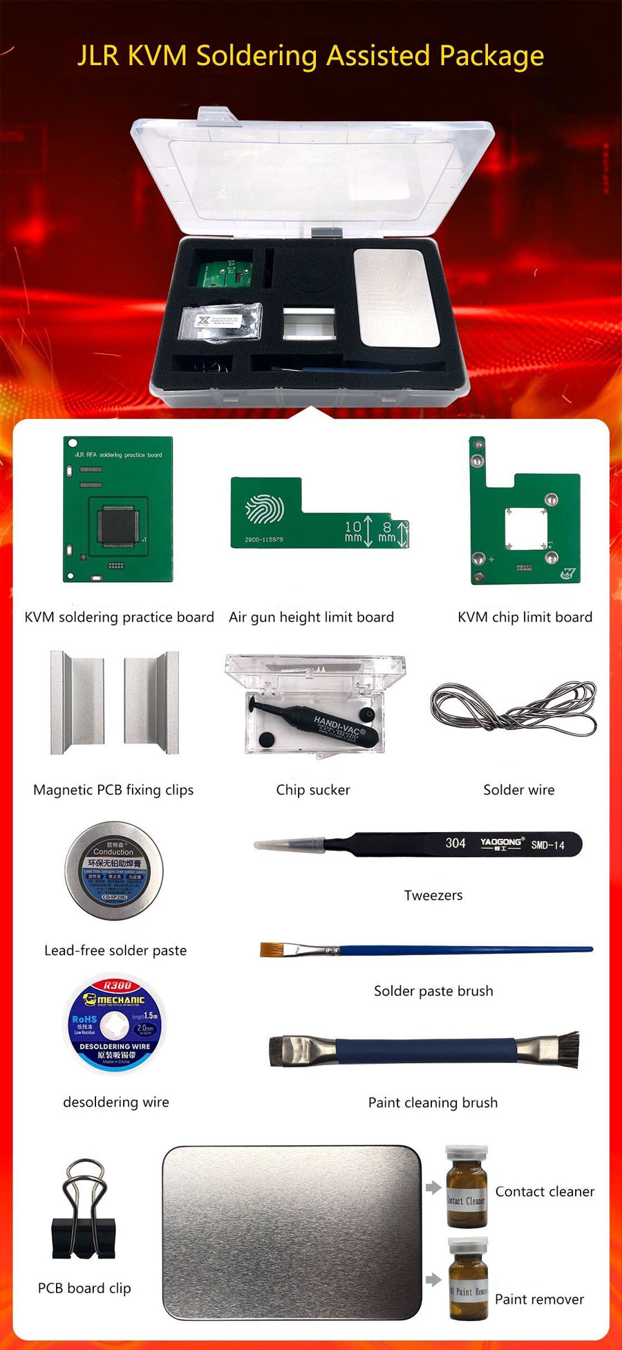 YANHUA JLR KVM Soldering Assisted Package