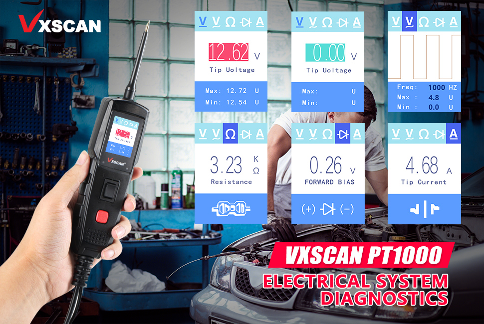 VXSCAN PT1000 Vehicle Super Electrical Diagnostics Tool