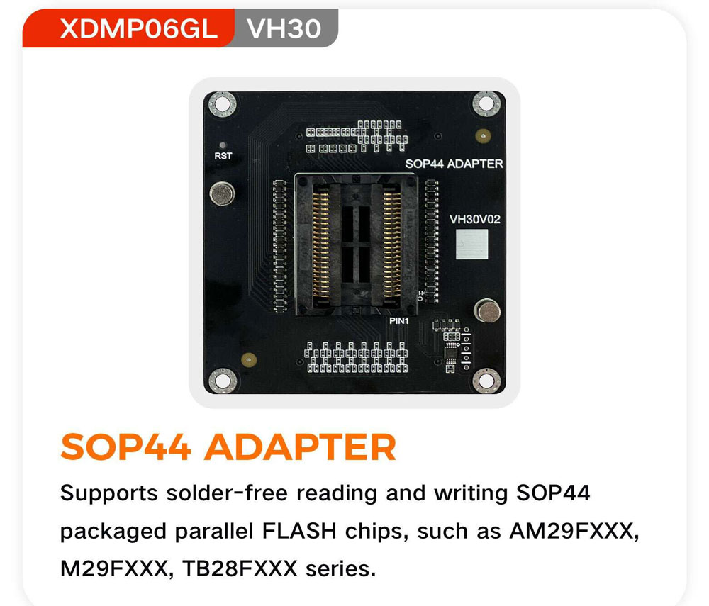 XHORSE XDMPO6GL VH30 SOP44 Adapter