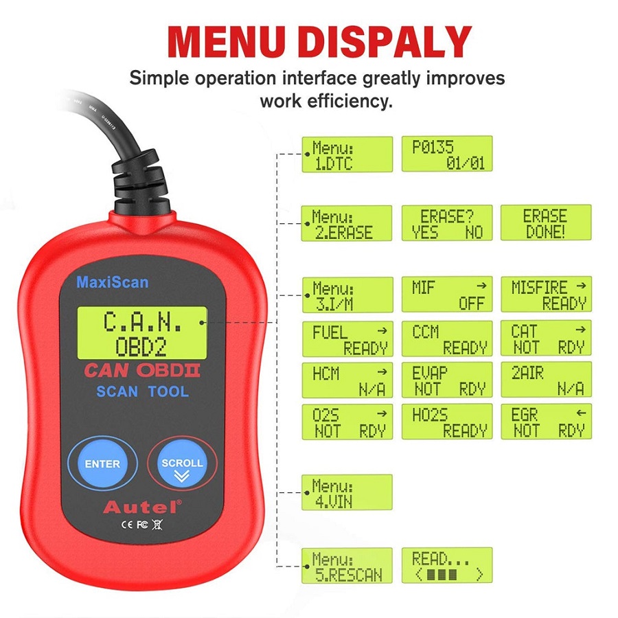 Autel MS300 Universal OBD2 Scanner Car Code Reader-autoobd2-3