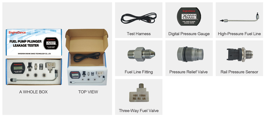 EngineDance Fuel Pump Plunger Leakage Tester-autoobd2-1